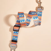 New Printed Pet Car Seat Belt Dog Hand Holding Rope Nylon Car Pet Supplies